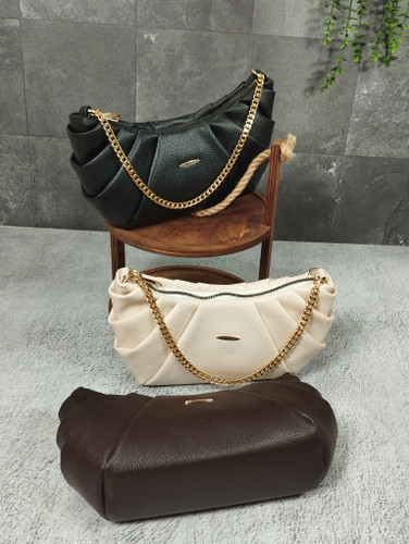 کیف دخترانه مدل صدفی زنجیر دار