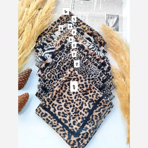 مینی اسکارف طرحدار پلنگی