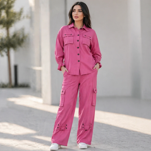 ست دخترانه شومیز شلوار لنین